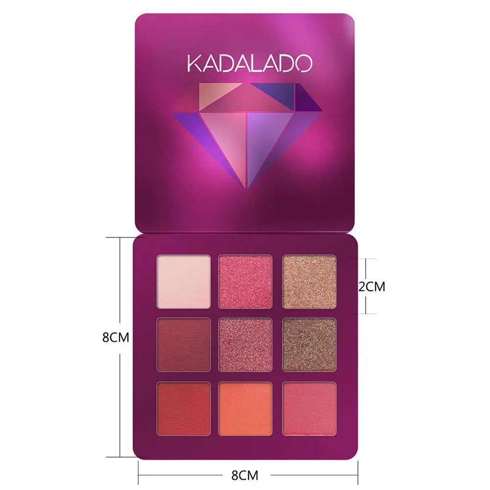 Корея 9 цветов блестящие тени для макияжа Pallete матовые тени для век Shimmer Shine Diamond тени для век Пудра пигмент