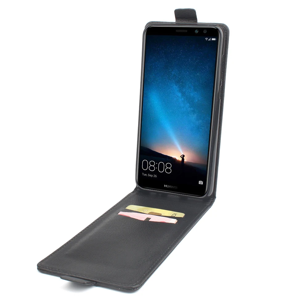 Кожаный чехол книжка для huawei Mate10 Lite Pro Honor 9i Nova 2i P8 10 P9 2017 9 lite Maimang 6 U8950 P20