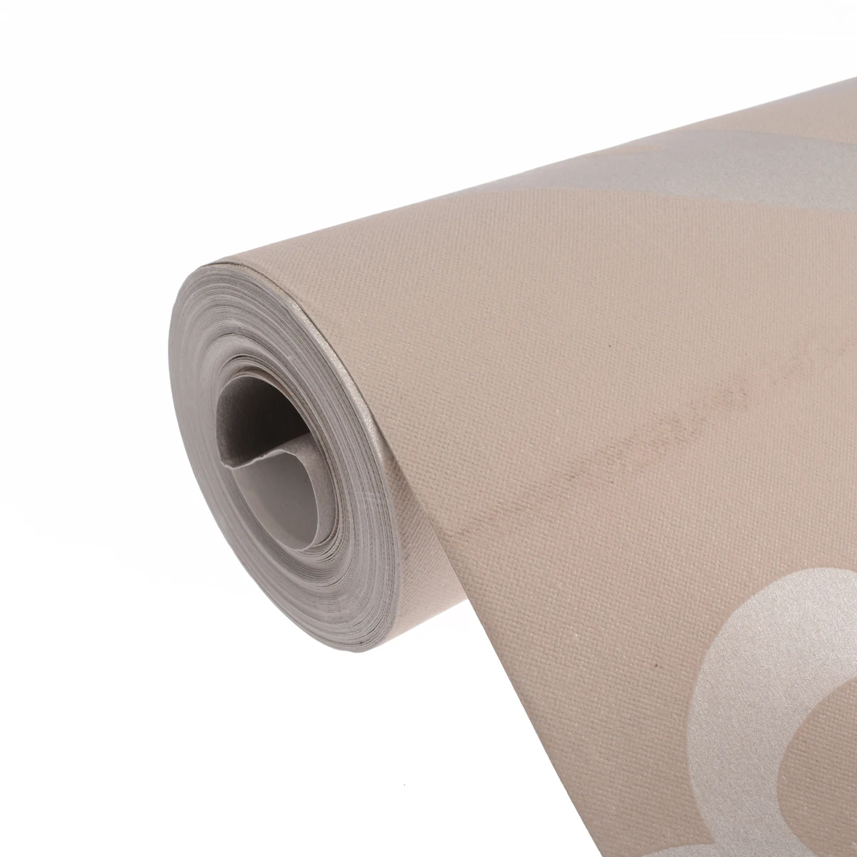 10m Textured Wallpaper Roll Silver 3D Floral Design Non-woven Textured Wall Sticker European Style For Room TV Background Decor