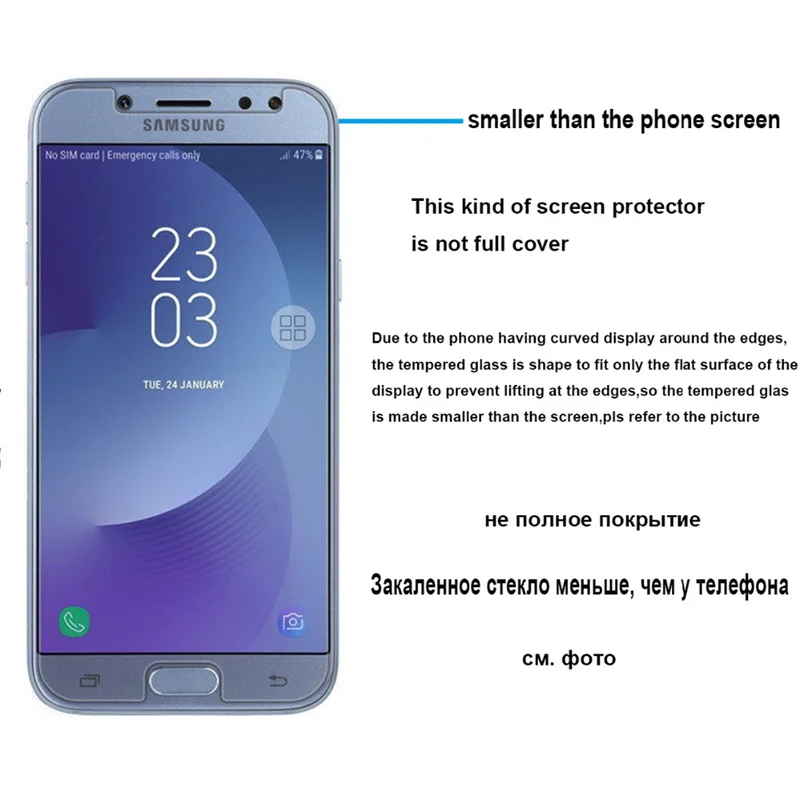 Закаленное стекло для samsung Galaxy J7 Защитная пленка для экрана для samsung Galaxy J730 J730F/DS J7 профессиональная защитная пленка 2.5D