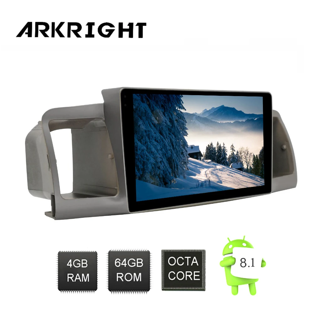 ARKRIGHT 10,1 ''2 DIN автомагнитола gps Android 8,1 ips экран стерео для Toyota Corolla E120 2003-2011 мультимедийный плеер DSP