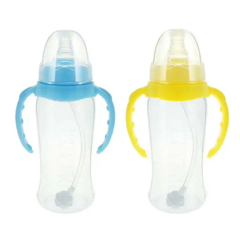 feeding bottle with straw