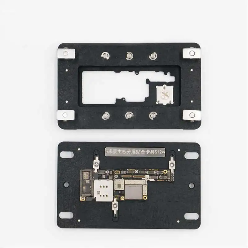 

S12 phone Motherboard PCB locking jig platform positioning fixture for iPhone X XS MAX logic board BGA Repair Maintenance