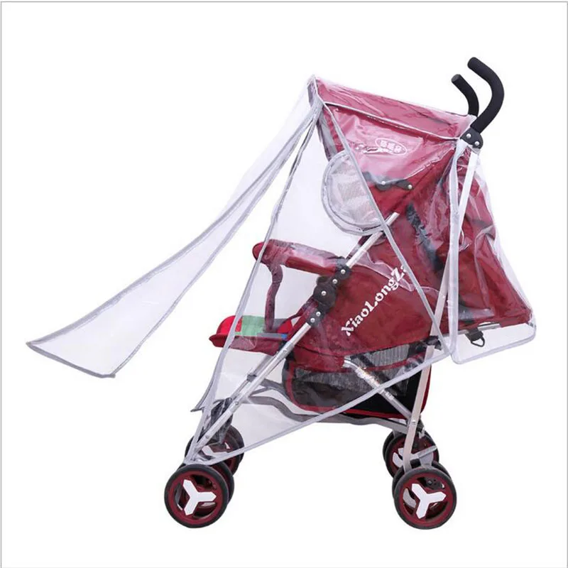 

Windproof Baby Stroller Rain Cover Special Dustproof Raincoat Big Cart High Landscape Special Rain Cover Pushchairs Accessories
