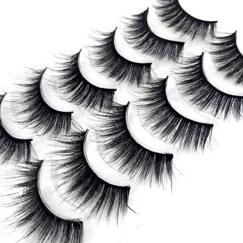 

2018 NEW 6 pairs 100% Real Mink Eyelashes 3D Natural False Eyelashes 3d Mink Lashes Soft Eyelash Extension Makeup Kit Cilios 208