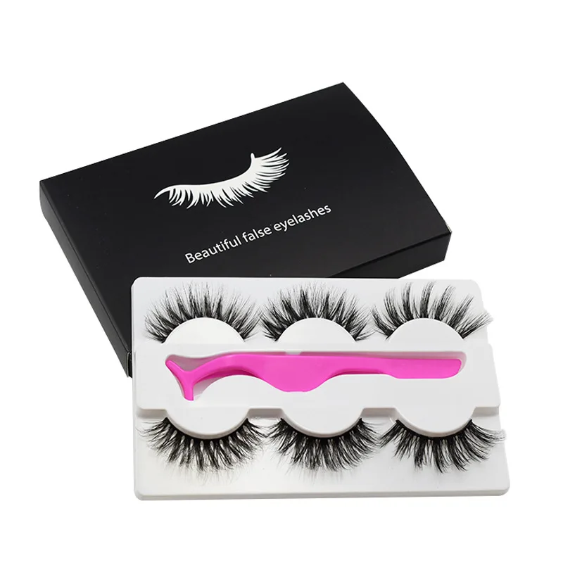 

Thick Long 5D Mink Eyelashes Long Lasting Mink Lashes Natural Dramatic Volume Eyelashes Extension 3D False Eyelash