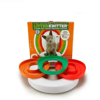 

Cat Toilet Training Kit Professional Train Love Clean Cats Use Human Toilet Easy To Learn Litter Lavatory Box