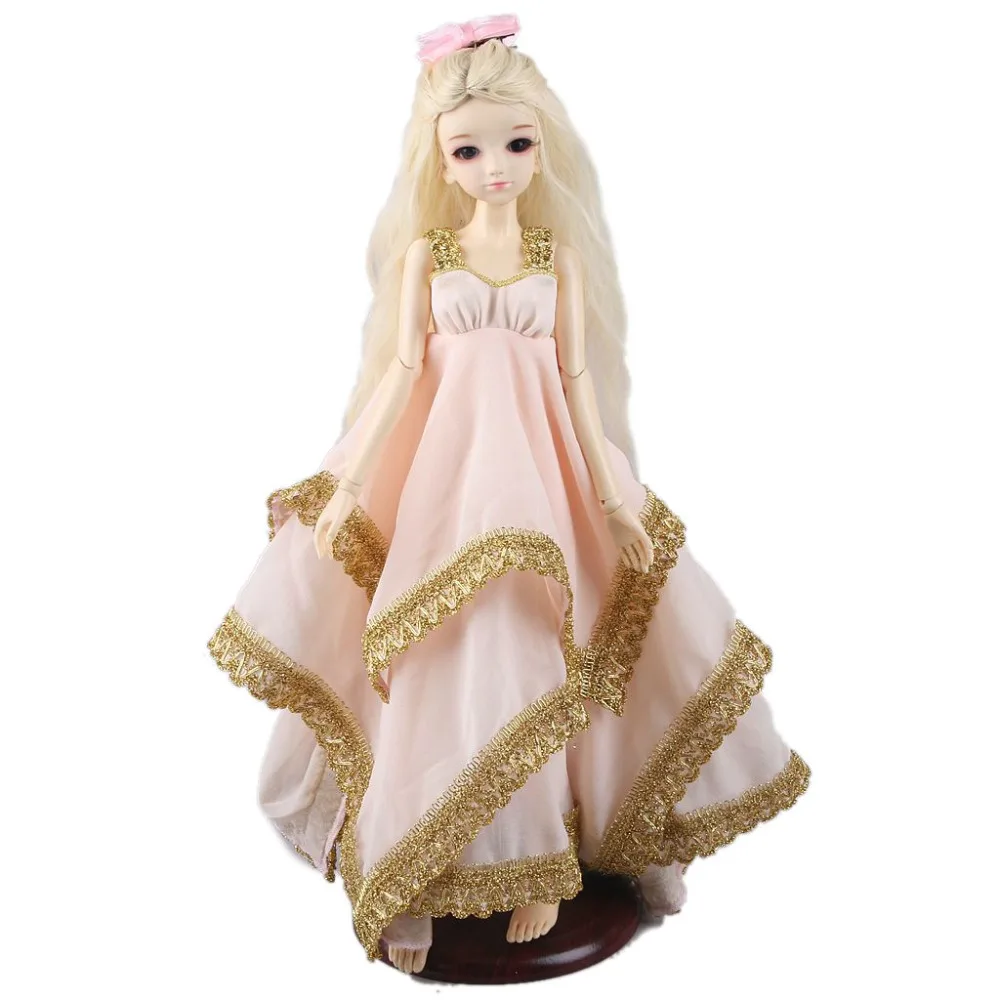 

[wamami] 400# Pink Sequined Long Dress For 1/4 MSD DOD AOD DZ BJD Doll Dollfie