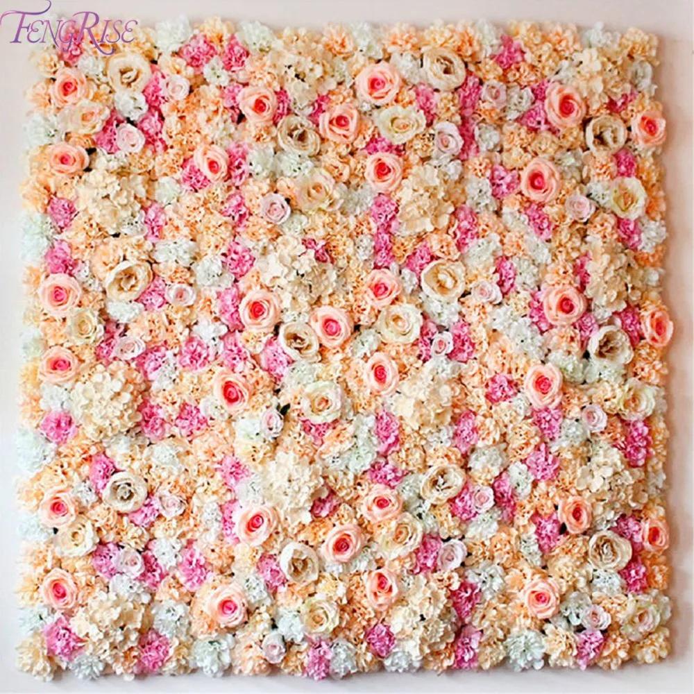40x60cm искусственный Шелковый цветок розы Шампанское Декор для свадебного