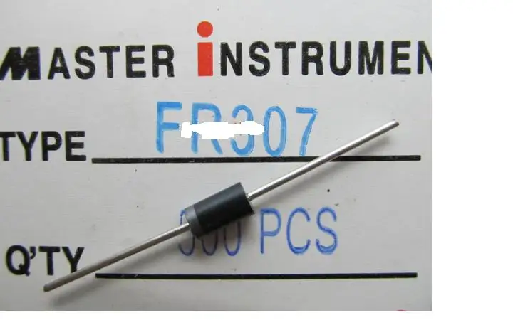 Into the diode 3 A 1000 v FR307 fast recovery diode|diode|diode ...