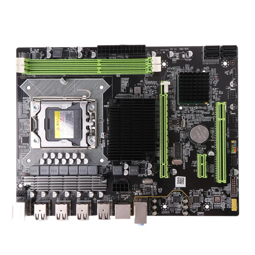  New X58 Motherboard LGA 1366 LGA1366 DDR3 Slot 32GB PC Desktop Mainboard Computer Motherboard for x