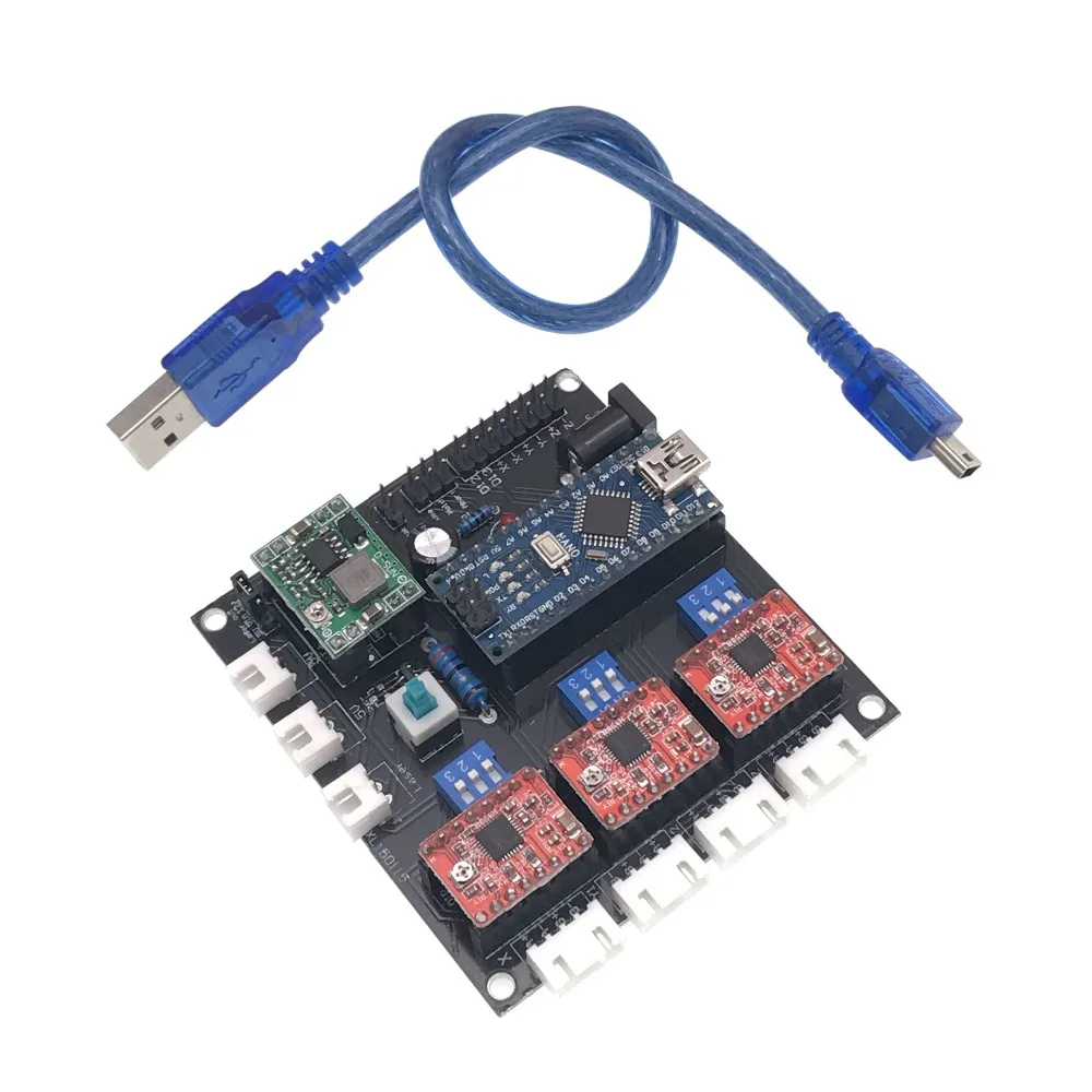 

DIY laser engraving machine mainboard, 3-axis stepper motor drive control board,3 axis laser machine mainboard, laser drive