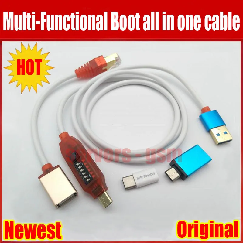 Новейший кабель для загрузки(легкое переключение) Micro USB RJ45 все в одном многофункциональный кабель для загрузки кабель edl