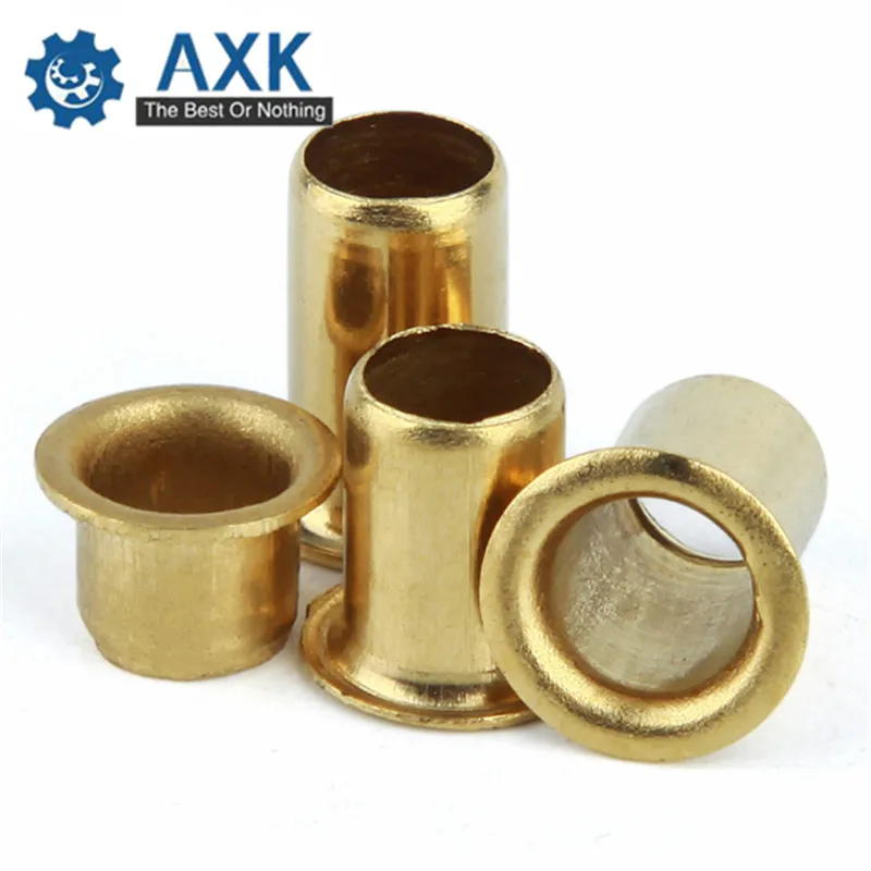 200PCS M6*4/5/6/8/10mm Copper Hollow Rivet Tubular Rivets Double sided