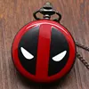 Hot Seller Pocket-Watches Necklace Deadpool Pendant Chain Anime Fashion Cartoon Cosplay with  NjdEJlOG