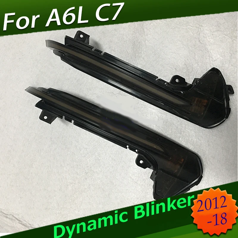 

For Audi A6 C7 C7.5 4G RS6 S line S6 Turning Signal Lamp Dynamic Side Mirror Blinker LED 2013 2014 2015 2016 2017 2018