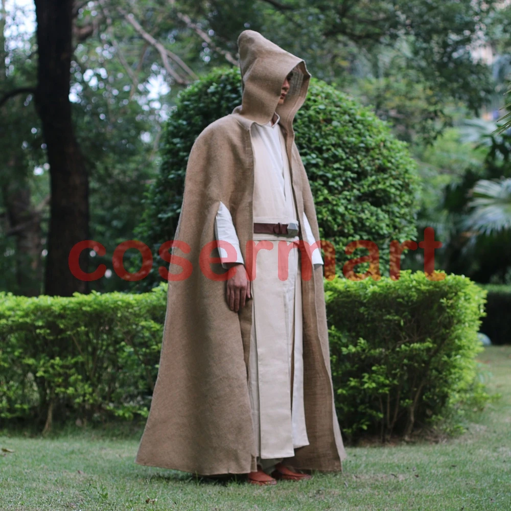 Free Shipping NEW Star Wars Jedi Luke Skywalker Custom Cosplay Costume Made Full Set COS Halloween Costume Christmas (9)