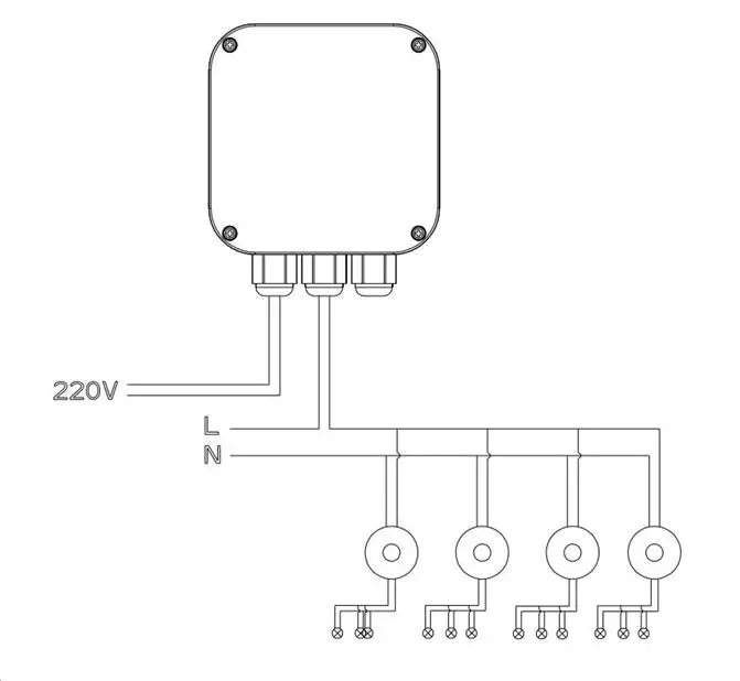 RC03 пульт дистанционного управления 110 V/220 V вход 110 V/220 V выход для Led плаванья Poo свет