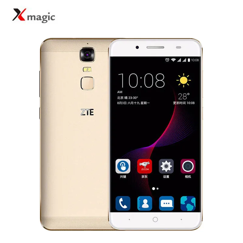 Оригинальный ZTE лезвие A2 плюс MTK6750 Octa core 4 г LTE телефон 5.5 дюймов HD 3 ГБ/32 ГБ android 13MP Dual