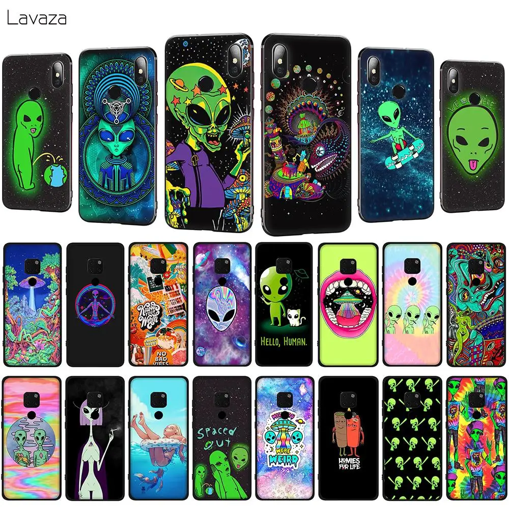 Lavaza Trippy Tie Dye Peace Alien Soft Phone Case for Huawei Mate 10 20 P10 P20 P30 Lite Pro P Smart 2019 TPU Cover | Мобильные