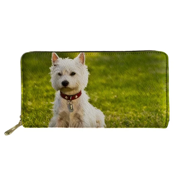 Coloranimal продуктовая хлопковая Льняная сумка для покупок West Highland White Terrier печать складная сумка многоразовая эко тканевая сумка - Цвет: HM5544Z21