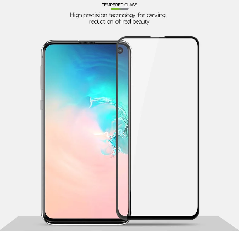 

HereCase For Samsung Galaxy S10 E Screen Protective Glass for S10e S 10e A30 A50 A10 A90 A40 M50 M30 M10 M20 Tempered Glass film