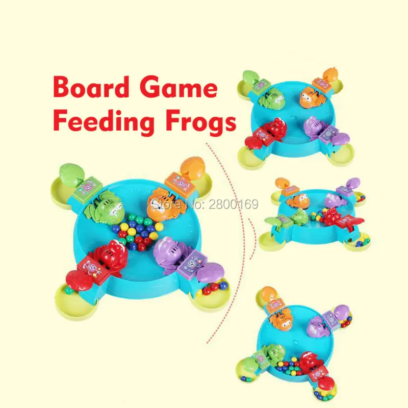 Multiplayer Feeding Frog Game, Feed the Hungry Froggies before the Other Froggies Eat Up All The