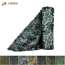 LOOGU E 10M*1.5M cheaper Car Covering Tent Woodland Digital Camouflage Netting Without Edge Binding And Mesh Net Sun Shelter