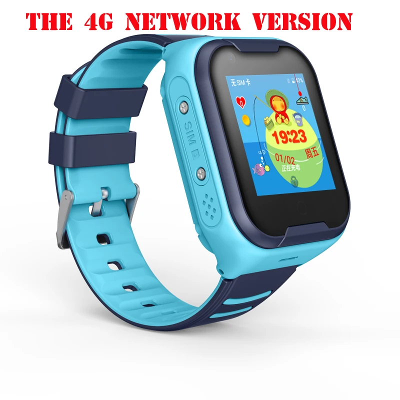  IP67 Waterproof Smart 4G Remote Camera GPS WI-FI Kids Children Students Wristwatch SOS Video Call M