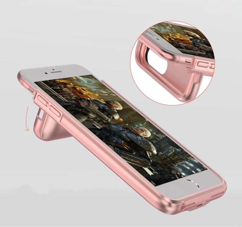 bilder für Suqy Ultradünne Ladegerät Fall Für iPhone 6 6 s 7 Bewegliche Energienbank Pack Unterstützungsbatterie-kasten Cover Magnetische funktion bilder für Suqy Ultradünne Ladegerät Fall Für iPhone 6 6 s 7 Bewegliche Energienbank Pack Unterstützungsbatterie-kasten Cover Magnetische funktion