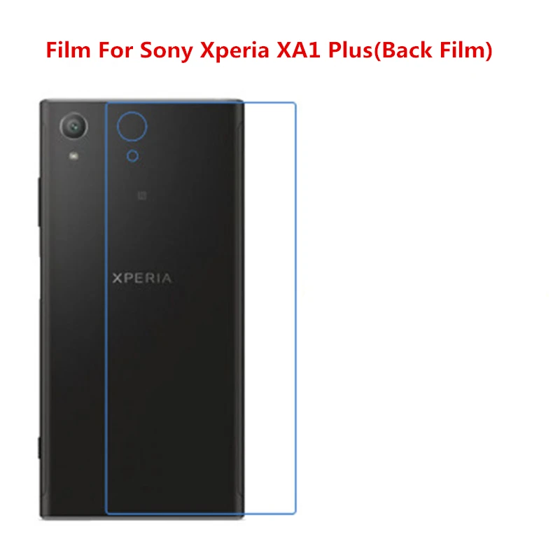 

1/2/5/10 Pcs Ultra Thin Clear HD LCD Screen Guard Protector Film With Cleaning Cloth Film For Sony Xperia XA1 Plus(Back Film).