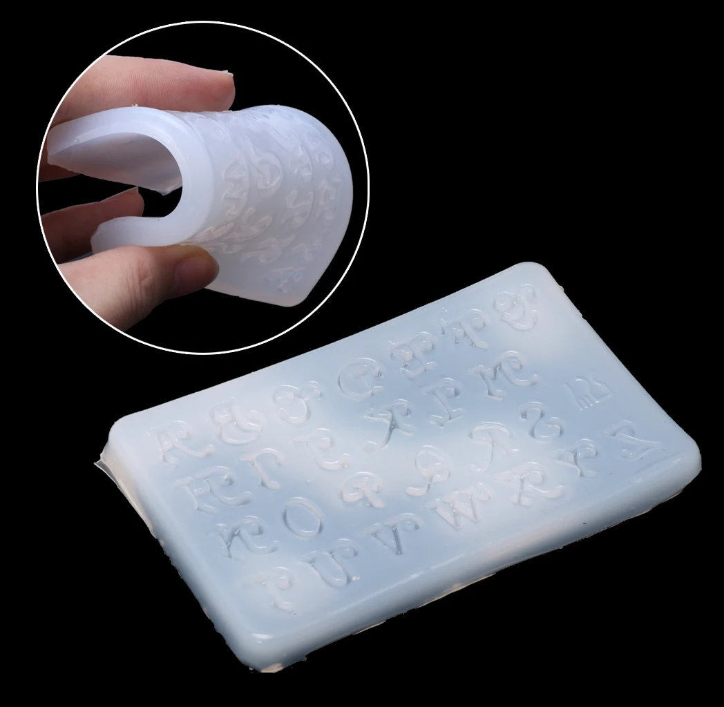 

Letters Jewelry Making Mold Silicone Mould DIY Craft Key Chain Epoxy Resin Mold