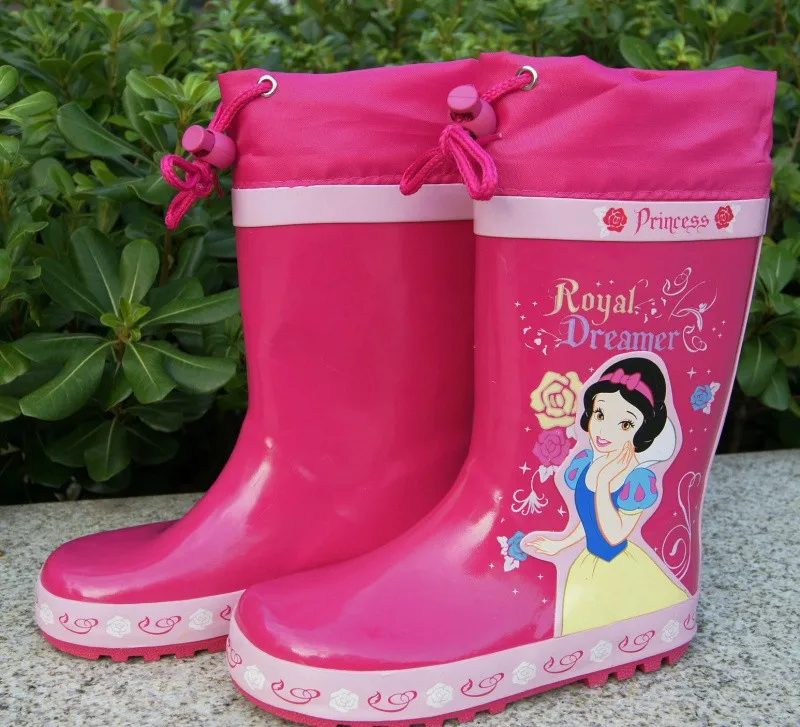 snow white rain boots