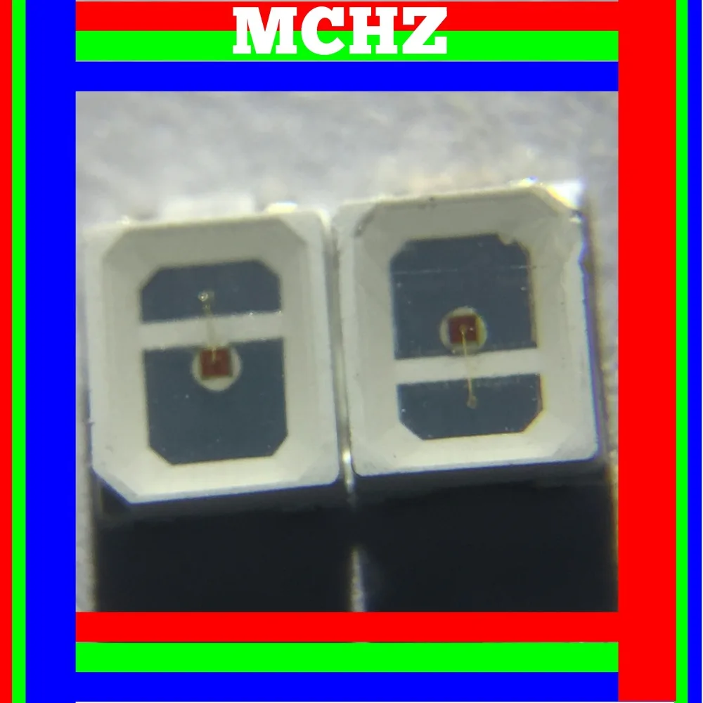 500 шт./лот SMD LED 2835 Светодиодные лампы 0 2 Вт в 6 красный нм светоизлучающие диоды