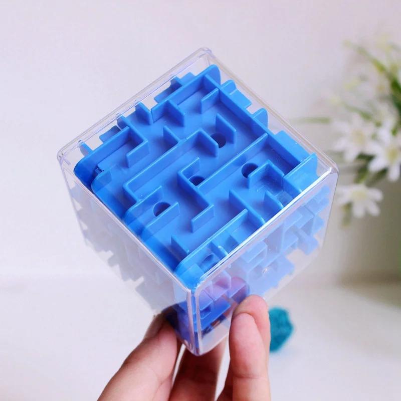 3D головоломка лабиринт 8x8x8 см магический куб Обучающие игрушки рождественские