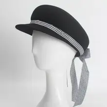 MinanSer винтажная кепка газетчика Мужская Cadet Женская Шерсть cadet узел галстука военные шапки для мальчика женские элегантные в стиле Гэтсби, плоская шляпа