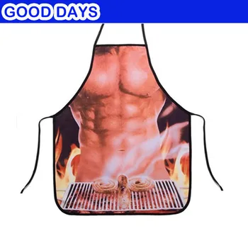 

BBQ Male Funny Cooking Apron Joke Dinner Kitchen Woman Men Funny Bar Party Apron Wedding Apron