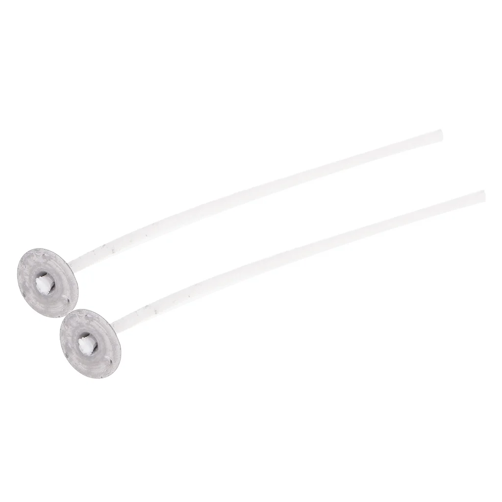 200x Pre Waxed Pre Tabbed Natural Candle Wick Low Smoke Cotton Core For Wedding Party Scented Candle Making 8/10/12/14cm