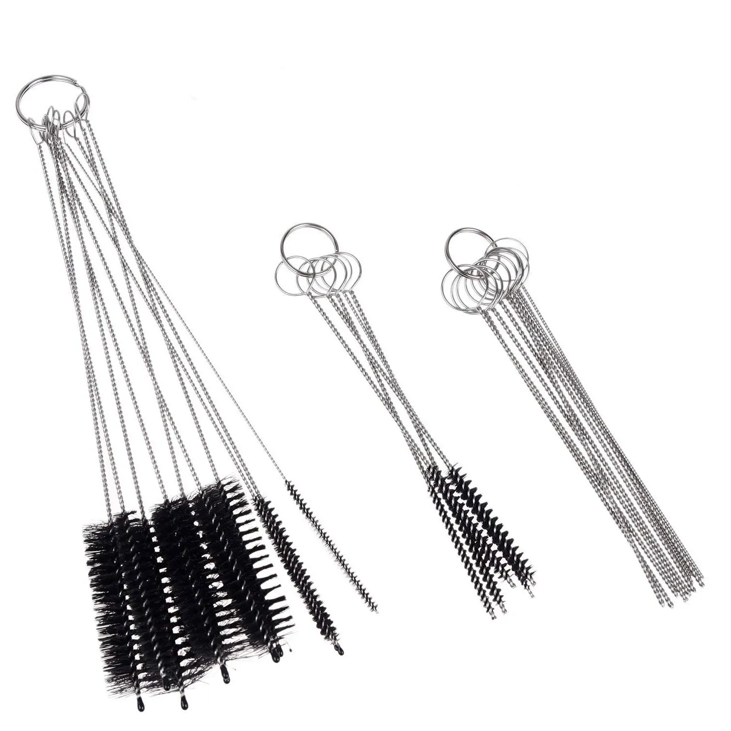 A Set of 15 Cleaning brushes and 10 Needles are Used for Motorcycles Scooters Petrol Bottles Coffee Machines Etc. | Дом и сад