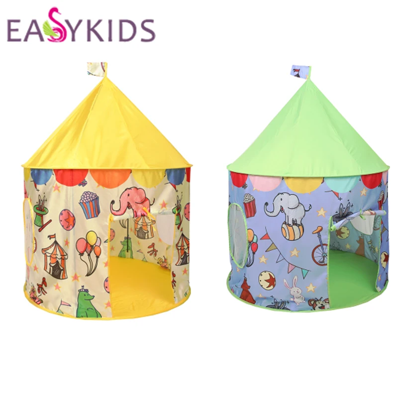 Kids Play Tent Foldable Portable Cute Cartoon Girl Princess Castle Indoor Outdoor Play Tents Playhouse For Children Best Gifts (4)