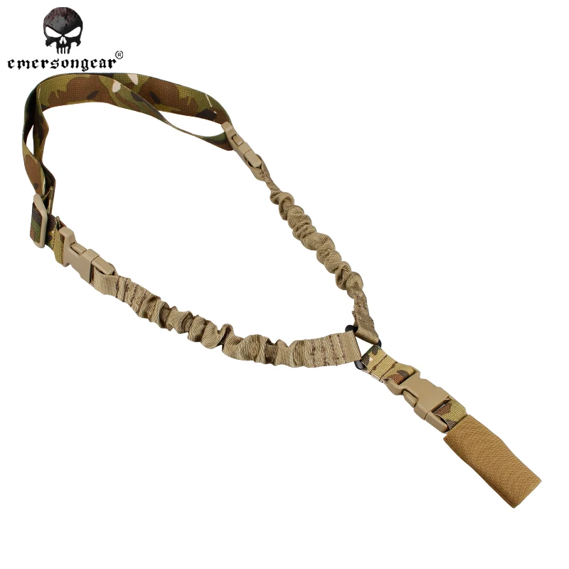 

EMERSON Adjustable Hunting EmersonGear L.Q.E One Point Slings Rifle Sling Bungee Strap Safety Nylon Belt Rope with Metal Hook
