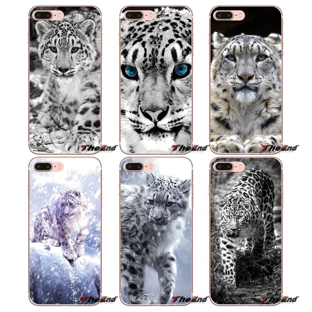 

For Samsung Galaxy Note 3 4 5 Grand Core Prime S3 S4 S5 MINI S6 S7 edge S8 S9 Plus Snow Leopard anime Soft Cell Phone Case Capa