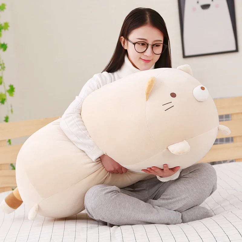 

Super Soft Japanese Animation Sumikko Gurashi Corner Bio Throw Pillow Sleeping Cushion Big Toy Bear Cartoon Doll Girls Gift