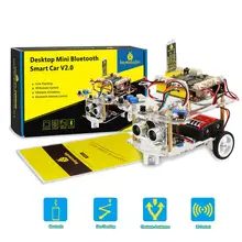 ^^Best Offers NEW!Keyestudio 2WD Desktop Mini Bluetooth Robot Smart Car V2.0 Kit For Arduino Robot Starter STEM Four Function(No Battery) ^^Best Offers NEW!Keyestudio 2WD Desktop Mini Bluetooth Robot Smart Car V2.0 Kit For Arduino Robot Starter STEM Four Function(No Battery)