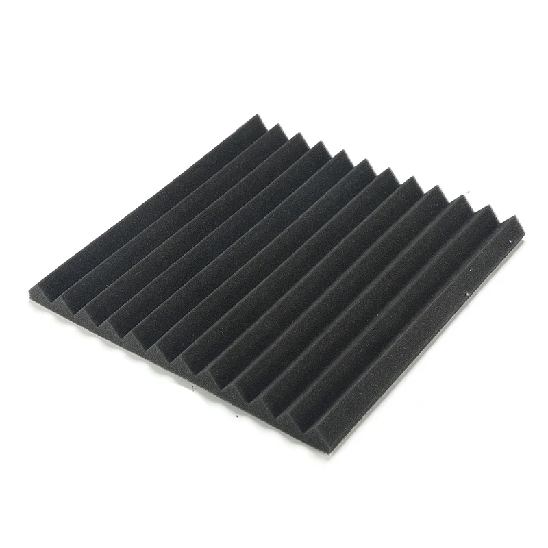 

6/12/24Pcs 300x300x25mm Soundproofing Foam Acoustic Foam Sound Treatment Studio Room Absorption Wedge Tiles Foam