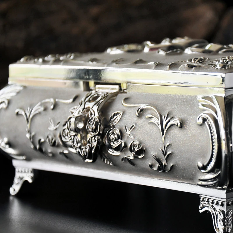 Diana Retro Jewelry Box European Korean Ring Box Princess Earrings Bracelets Necklaces Organizer Storage Box Diana Retro Jewelry Box European Korean Ring Box Princess Earrings Bracelets Necklaces Organizer Storage Box