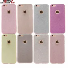 JSPYL Glitter Soft Silicone TPU Celular Case For iPhone 5 5S SE 6S 6 Plus Luxury
