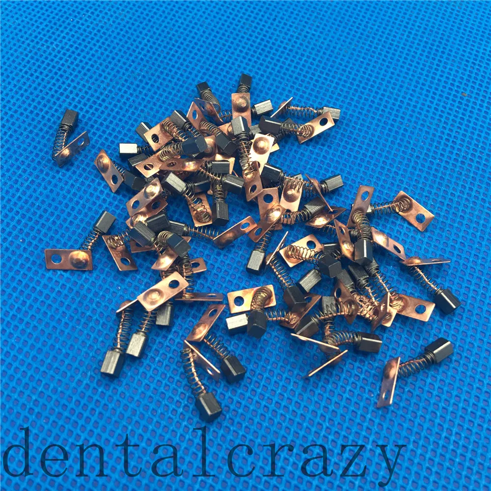 

Best 20pcs Electric Motor Carbon Brushes Replace For/Saeyang Series Dental Grinding Machine Micromotor Handpiece 3*3*4mm