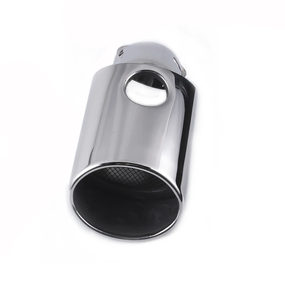 2Pcs Stainless Steel Car Oval Trim Tail Piece End Pipe Exit Weld Exhaust Tailpipe Tail Pipe for Range Rover Exhaust Pipe for Range Rover as Shown 