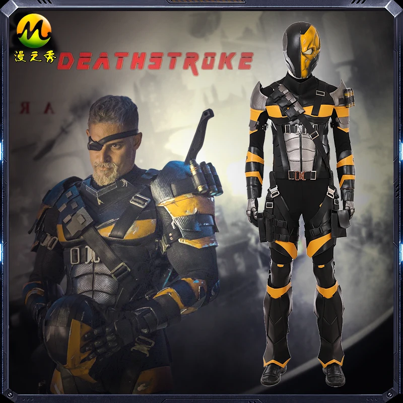 

DC Super Villain Deathstroke Terminator Slade Joseph Wilson Cosplay Costume Halloween Outfit Any size Outfit Custom Made